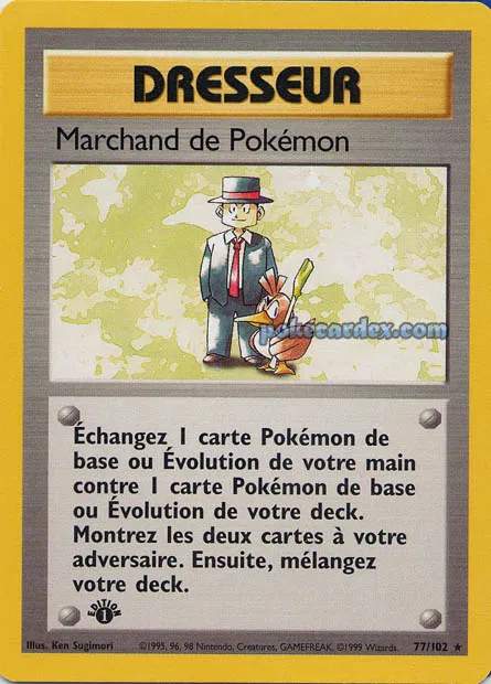 BS77 - Marchand de Pokemon - Set de Base ED1