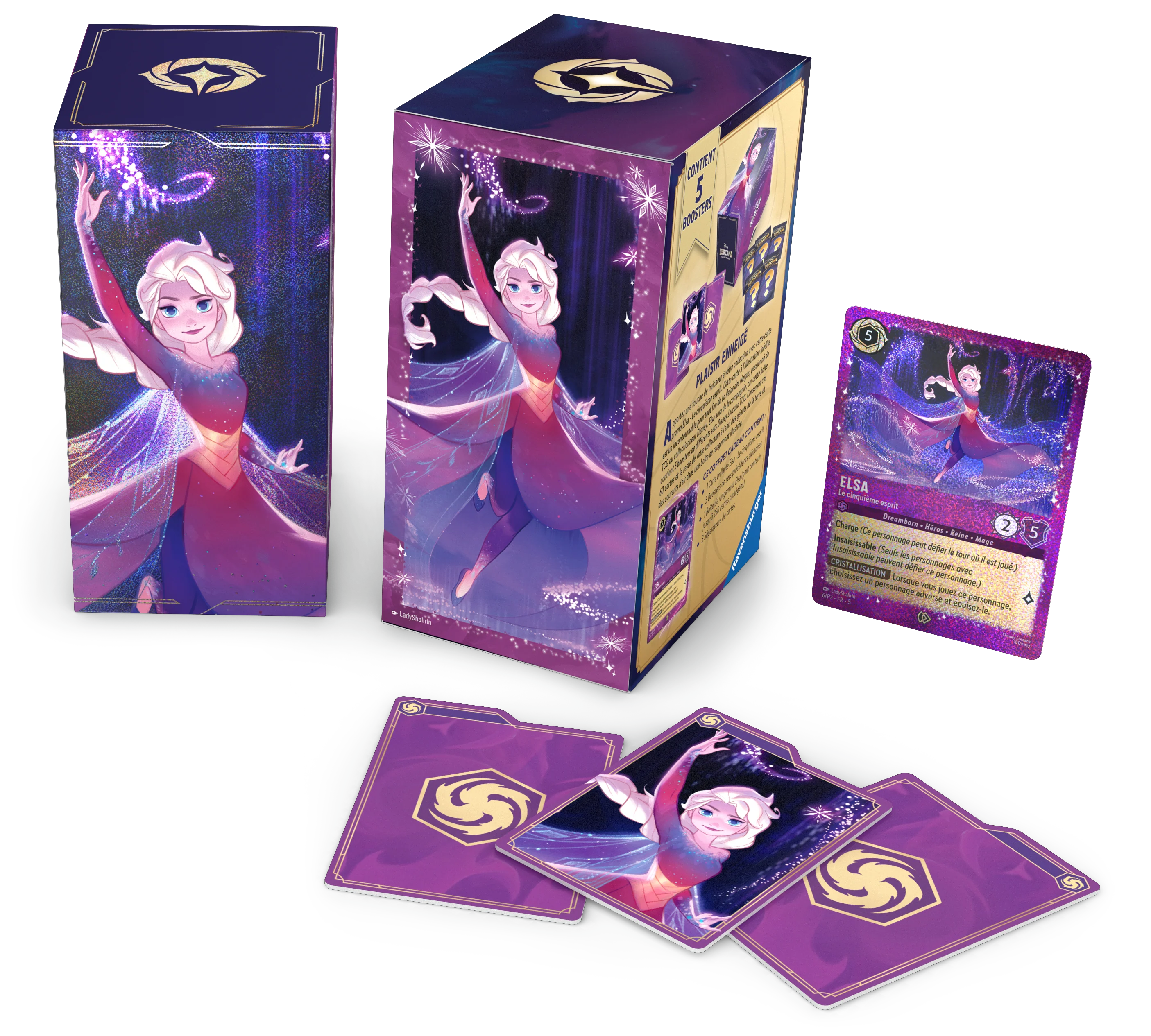Coffret cadeau Elsa - Disney Lorcana - Chapitre 9 - Fabuleux 🇫🇷 - Image 2