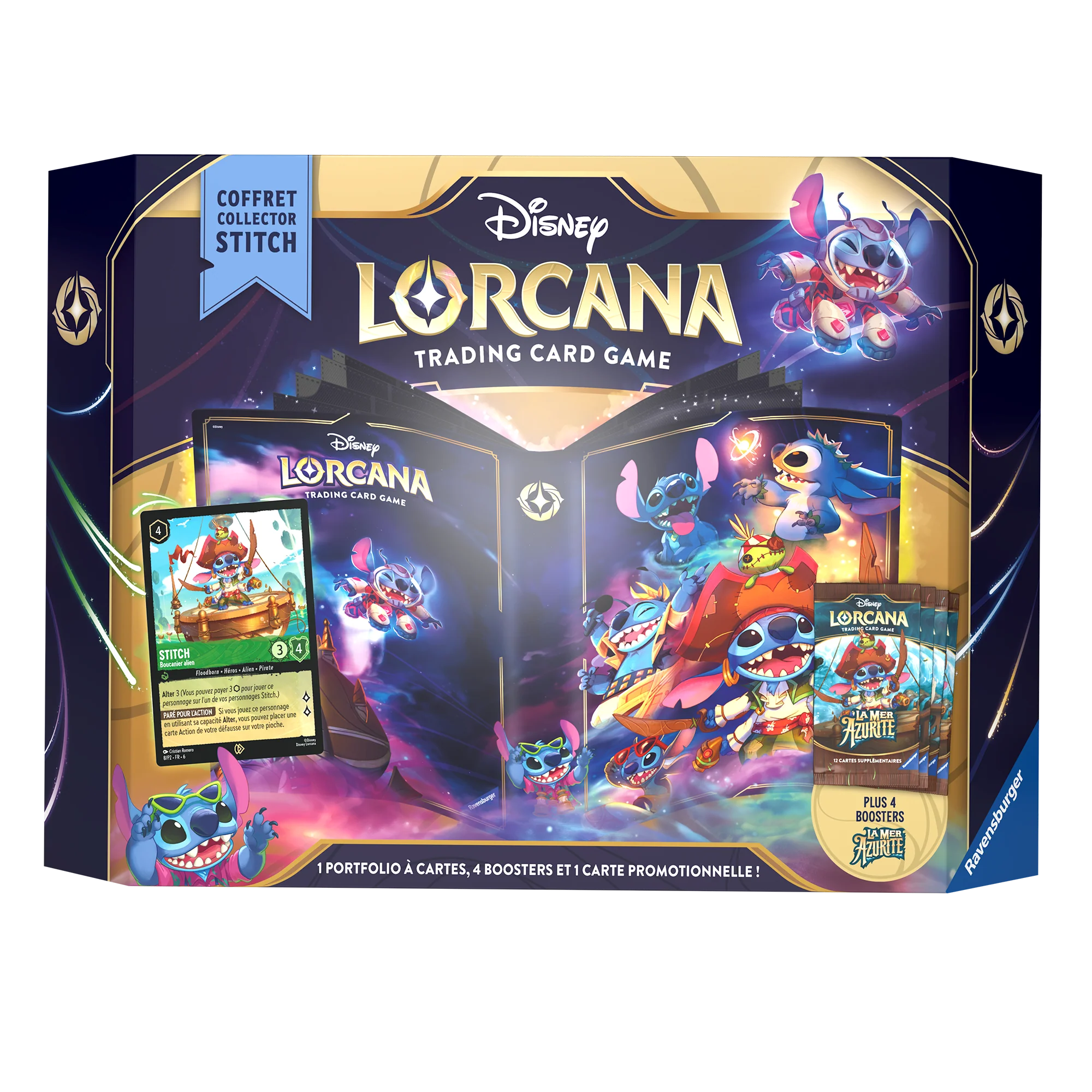 Coffret Cadeau Stitch Collector - Disney Lorcana - Chapitre 6 - La Mer Azurite 🇫🇷 - Image 2