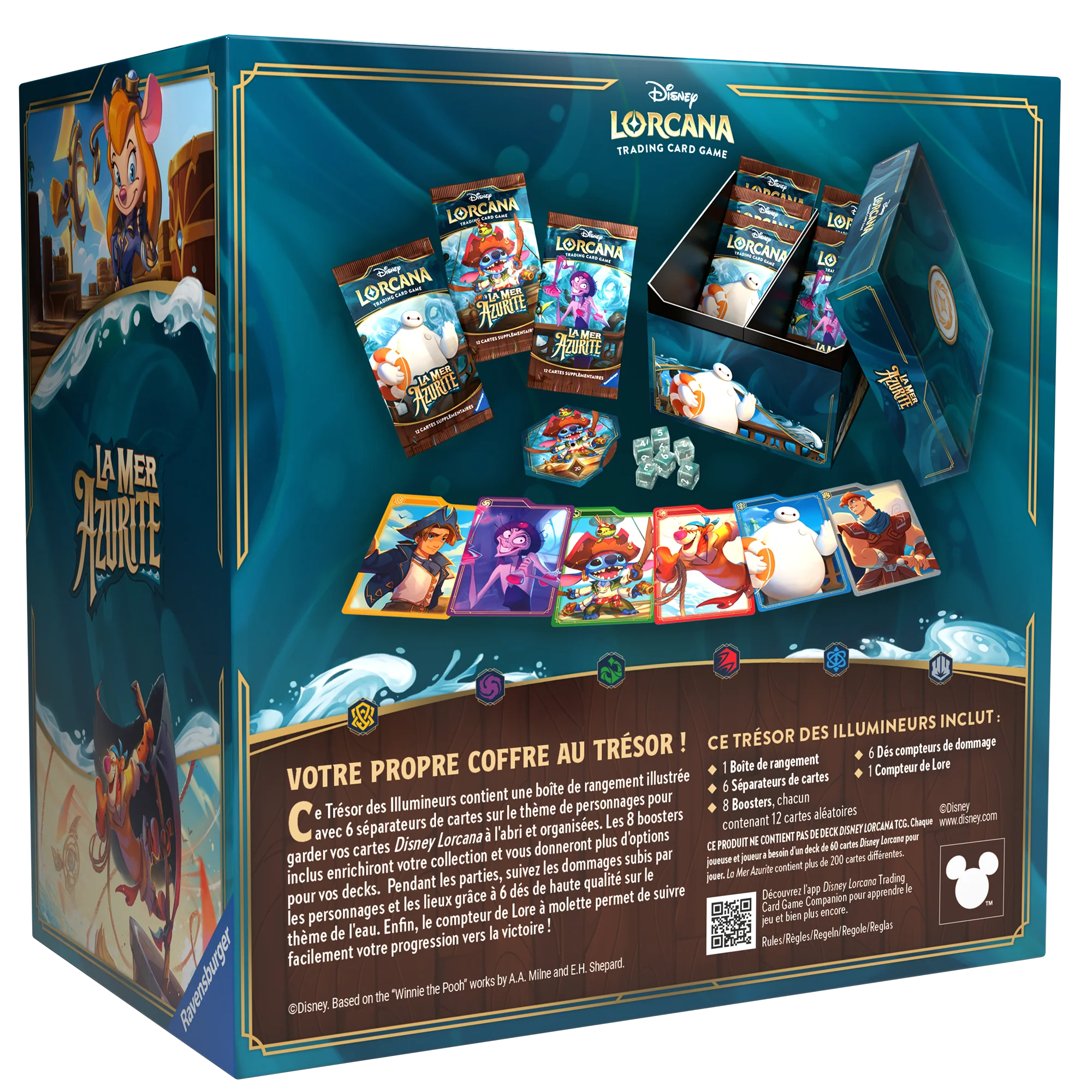 Coffret Collector - Trésors des Illumineurs - Disney Lorcana - Chapitre 6 - La Mer Azurite 🇫🇷 - Image 2