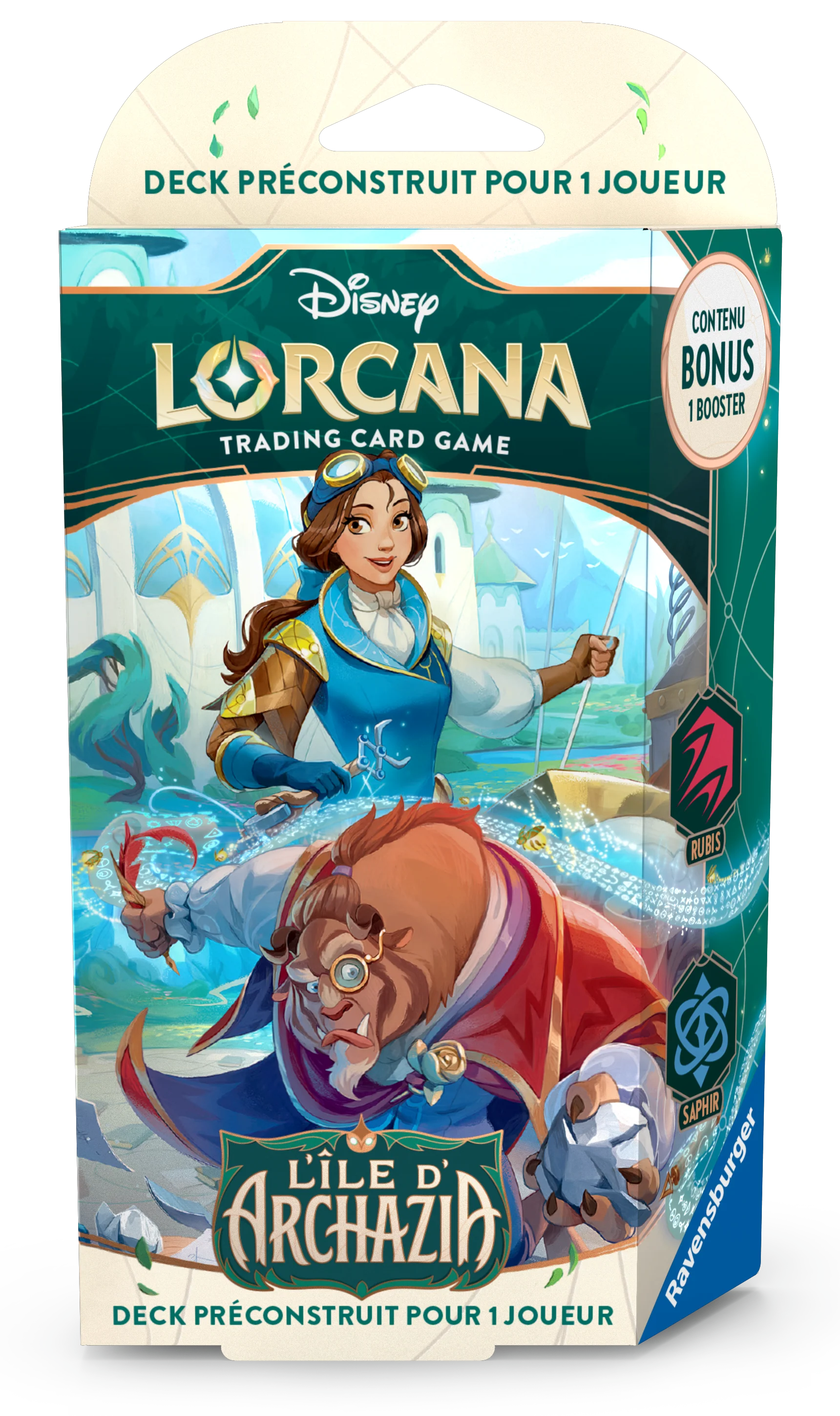 Deck de dĂ©marrage La Belle & La BĂȘte - Disney Lorcana - Chapitre 7 - L'Ăle d'Archazia đ«đ·