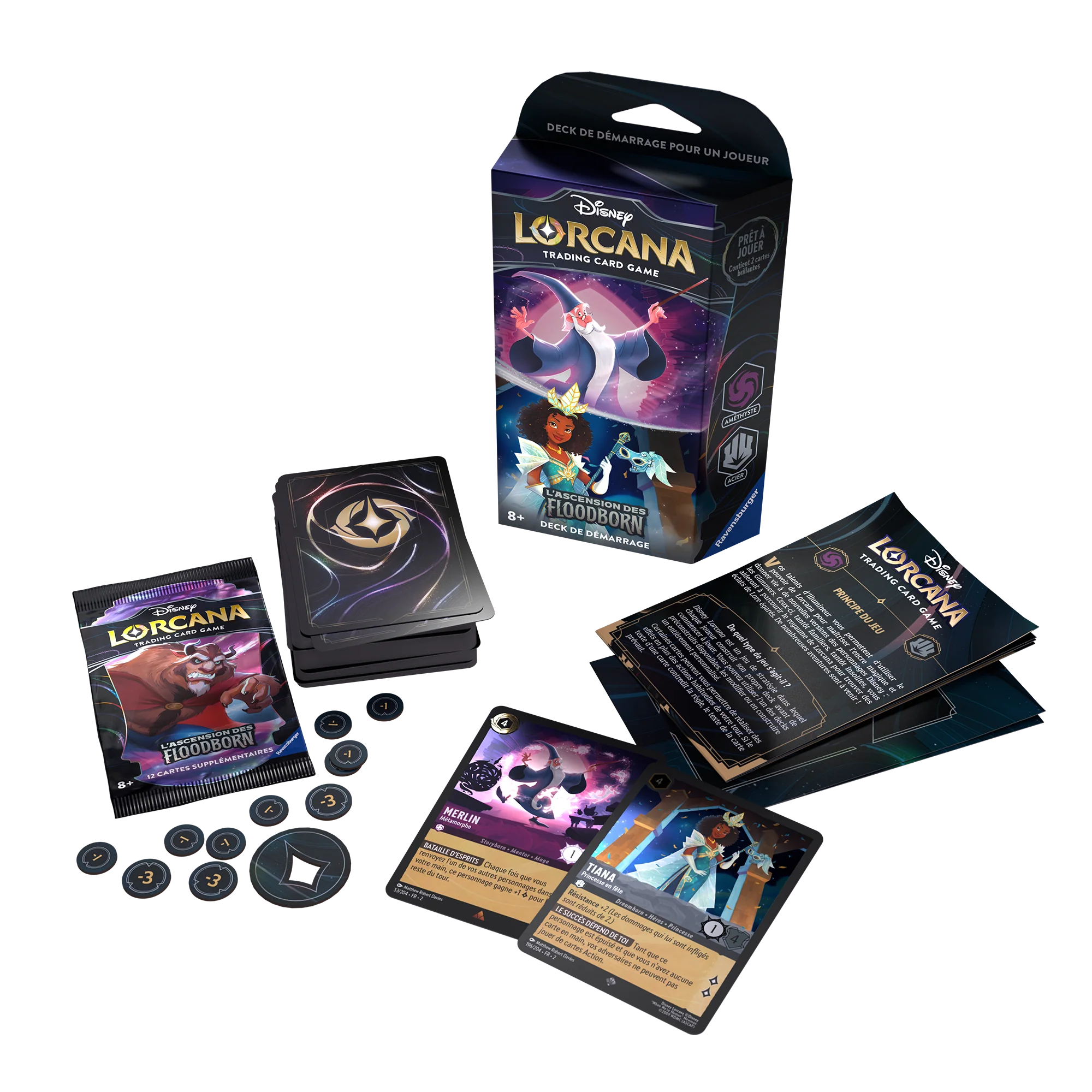 Deck De Démarrage - Merlin Et Tiana - Disney Lorcana - Second Chapitre 🇫🇷 - Image 2