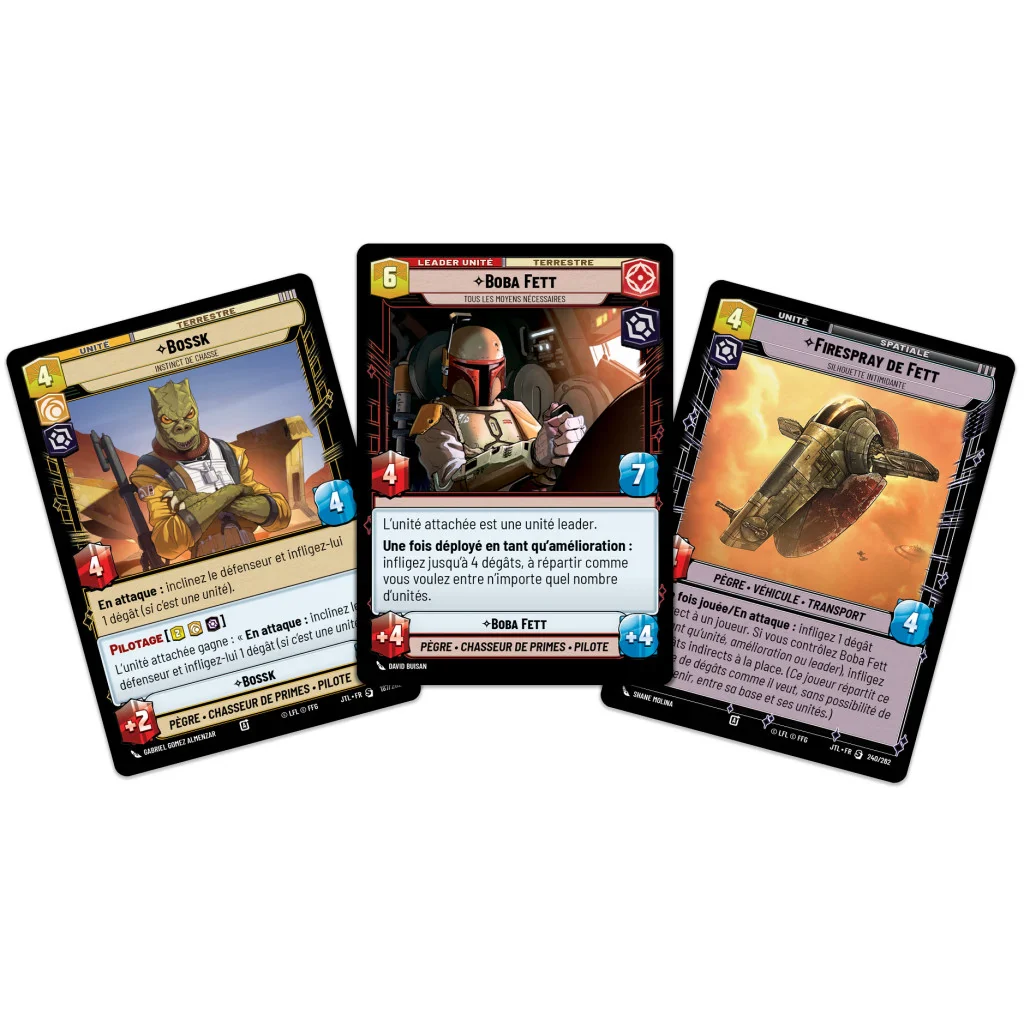 Deck de Démarrage - Star Wars Unlimited - Passage en Vitesse Lumière - Boba Fett 🇫🇷 - Image 3