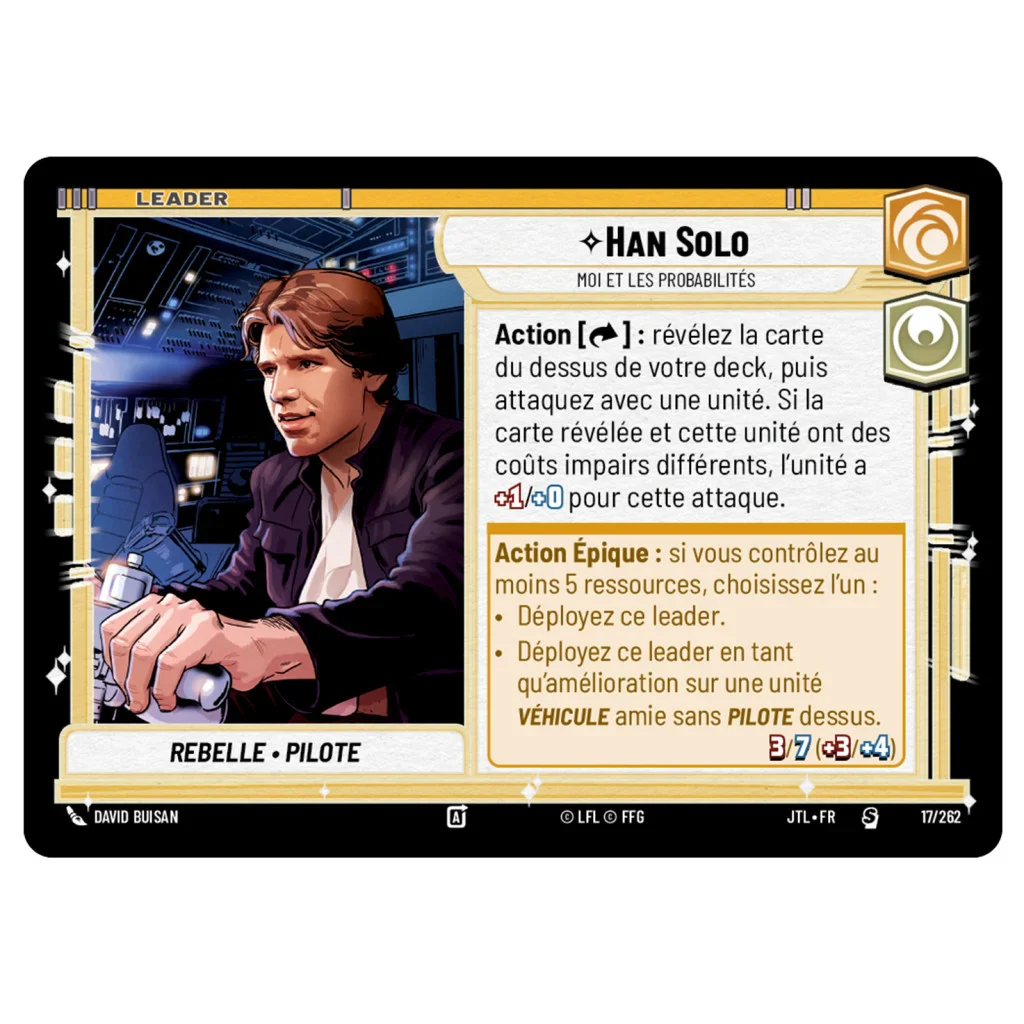 Deck de Démarrage - Star Wars Unlimited - Passage en Vitesse Lumière - Han Solo 🇫🇷 - Image 2