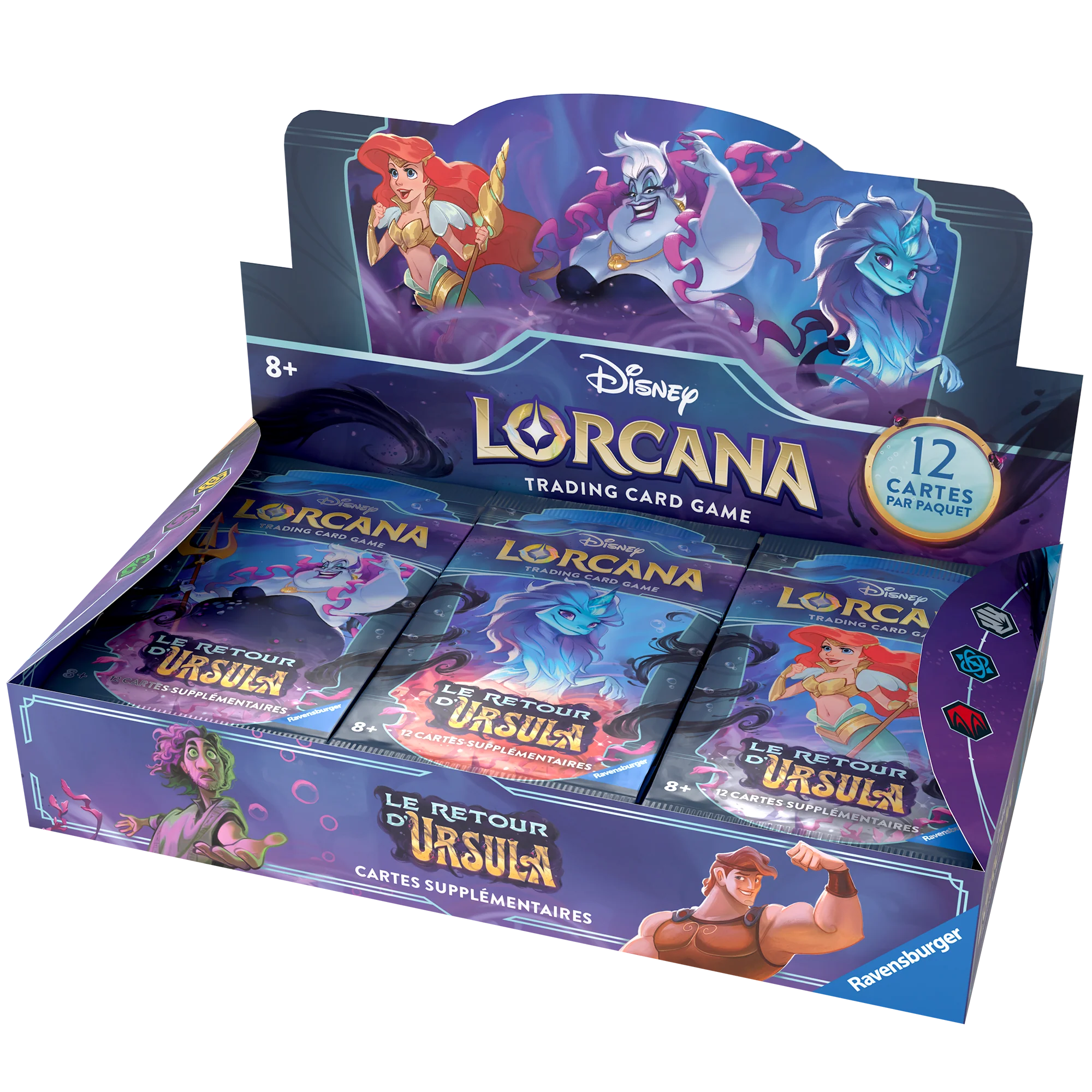 Display de 24 boosters - Disney Lorcana - Chapitre 4 - Le Retour D'Ursula 🇫🇷 - Image 3