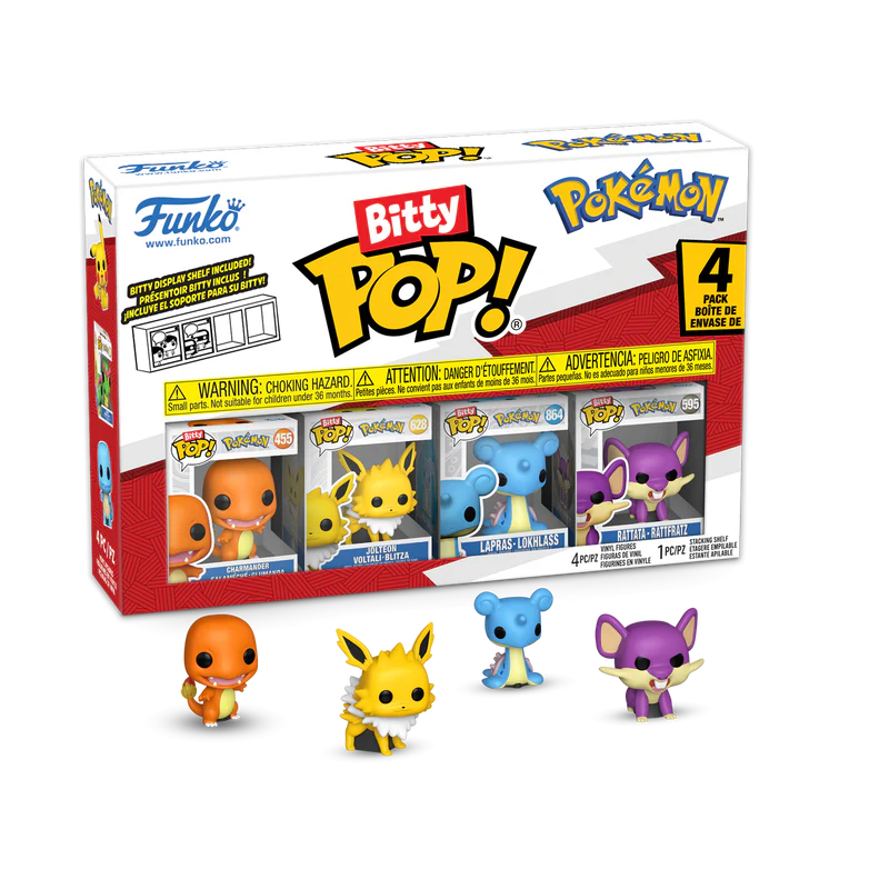 FUNKO - BITTY POP POKEMON 4 Pack 2.5cm - Salamèche