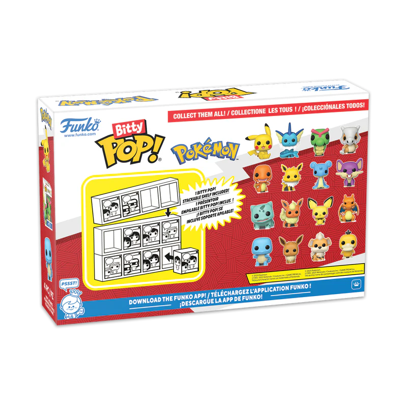 FUNKO - BITTY POP POKEMON 4 Pack 2.5cm -  Carapuce - Image 2