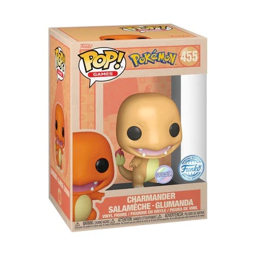 FUNKO - POP POKEMON 455 - Salamèche (Soft Color) - Image 2