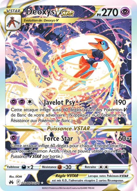 GG46/70 - Deoxys-VSTAR - EB12.5 ZĂ©nith SuprĂȘme