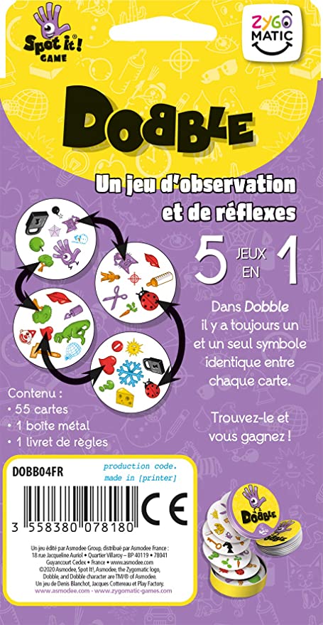 Jeu de cartes Asmodee Dobble Classique - Image 5