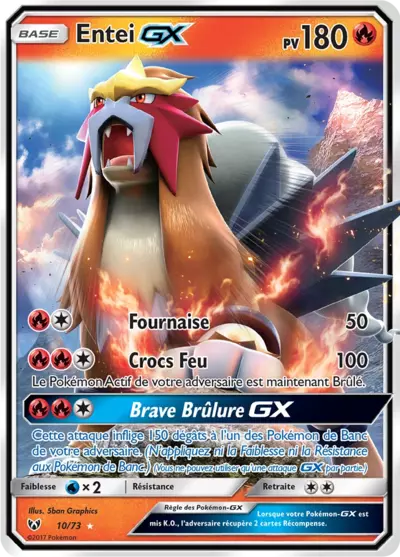 LB - Entei Gx - Légendes Brillantes