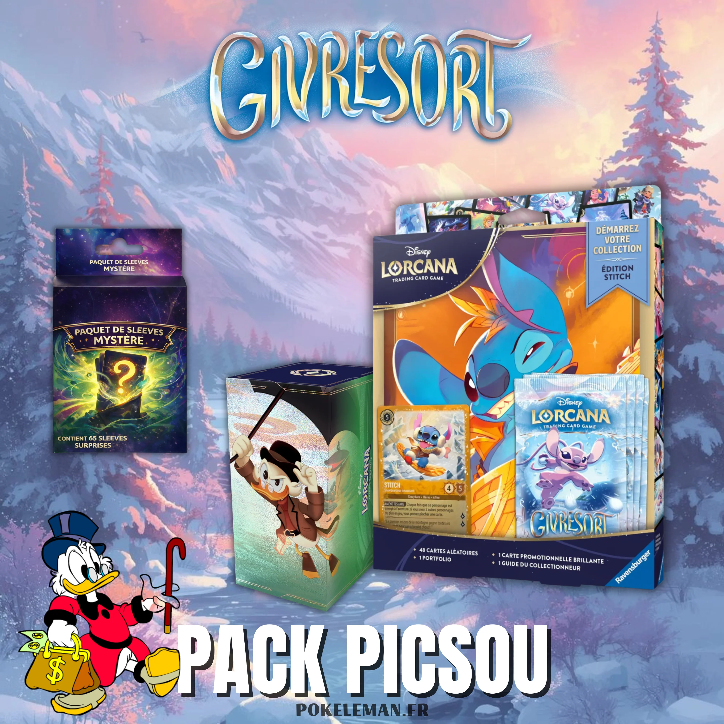 PACK PICSOU - Disney Lorcana - Chapitre 11 - Givresort 🇫🇷