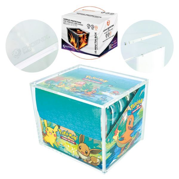 Phoenix Shield - Protection Acrylique pour Display MiniTin 10 Résistant (99%) - Image 3