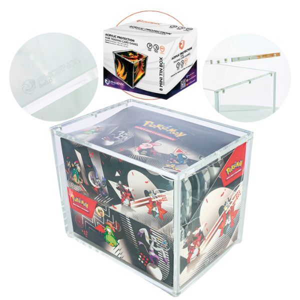 Phoenix Shield - Protection Acrylique pour Display MiniTin 8 Résistant (99%) - Image 3