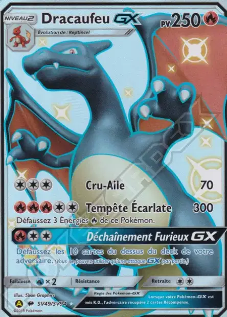 SV49/SV94 - Dracaufeu GX - Destinées Occultes