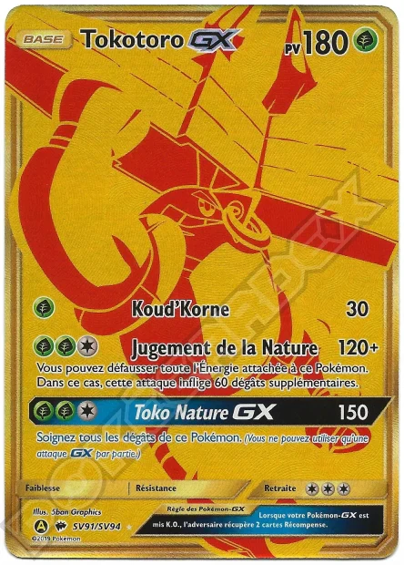 SV91/SV94 - Tokotoro GX - Destinées Occultes